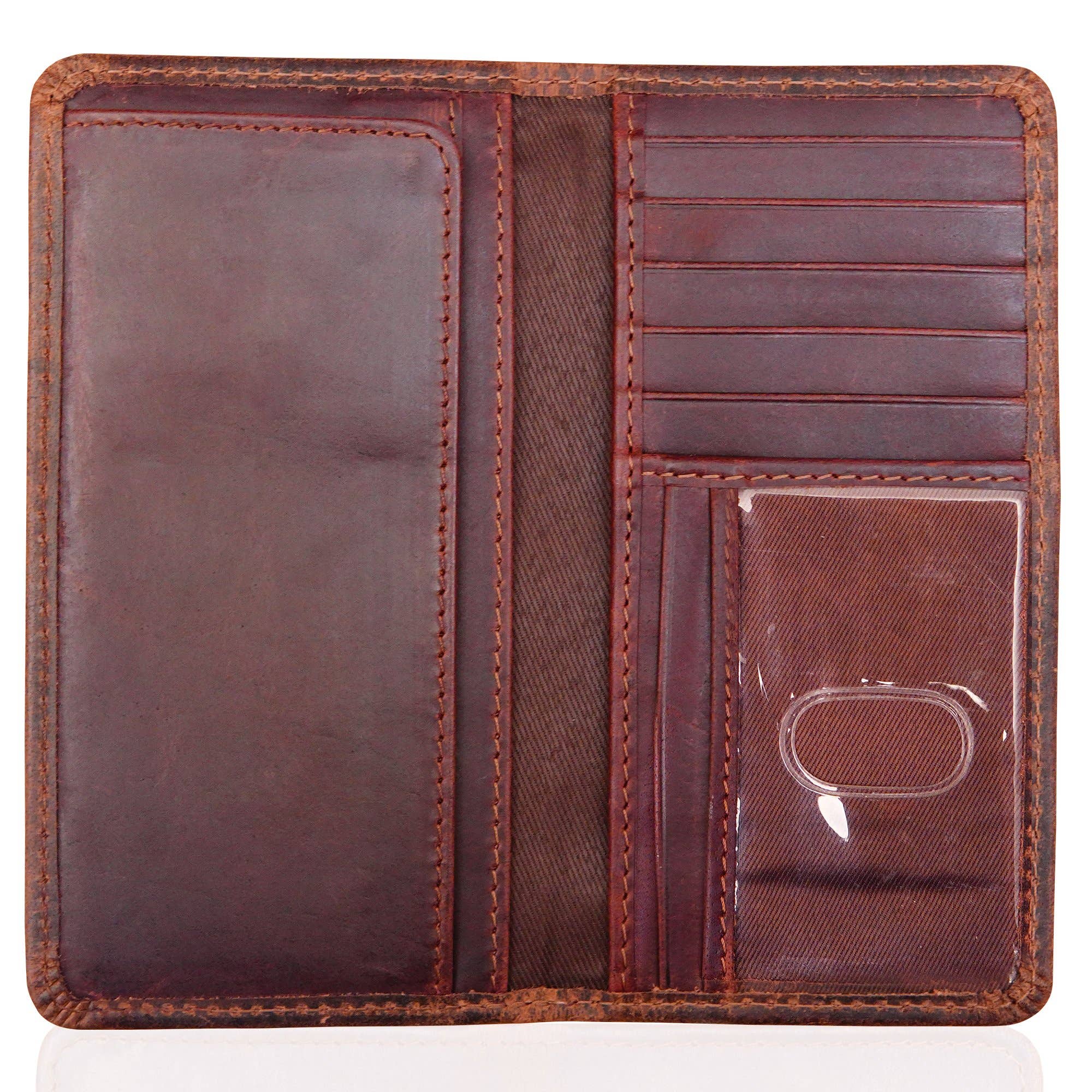 RAWHYD Leather Co. - Wholesale Wallet - Men's - Duck Leather Long Wallet for Men - Mallard Embossing3