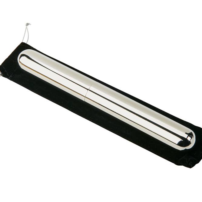 Creative Gifts International Inc. – Engroshandel Humidor/cigarretilbehør – Cigarrør i rustfrit stål med sort pose - gave til forlovere2