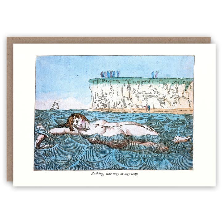 The Pattern Book - Wholesale Everyday Greeting Card - Bathing greeting card