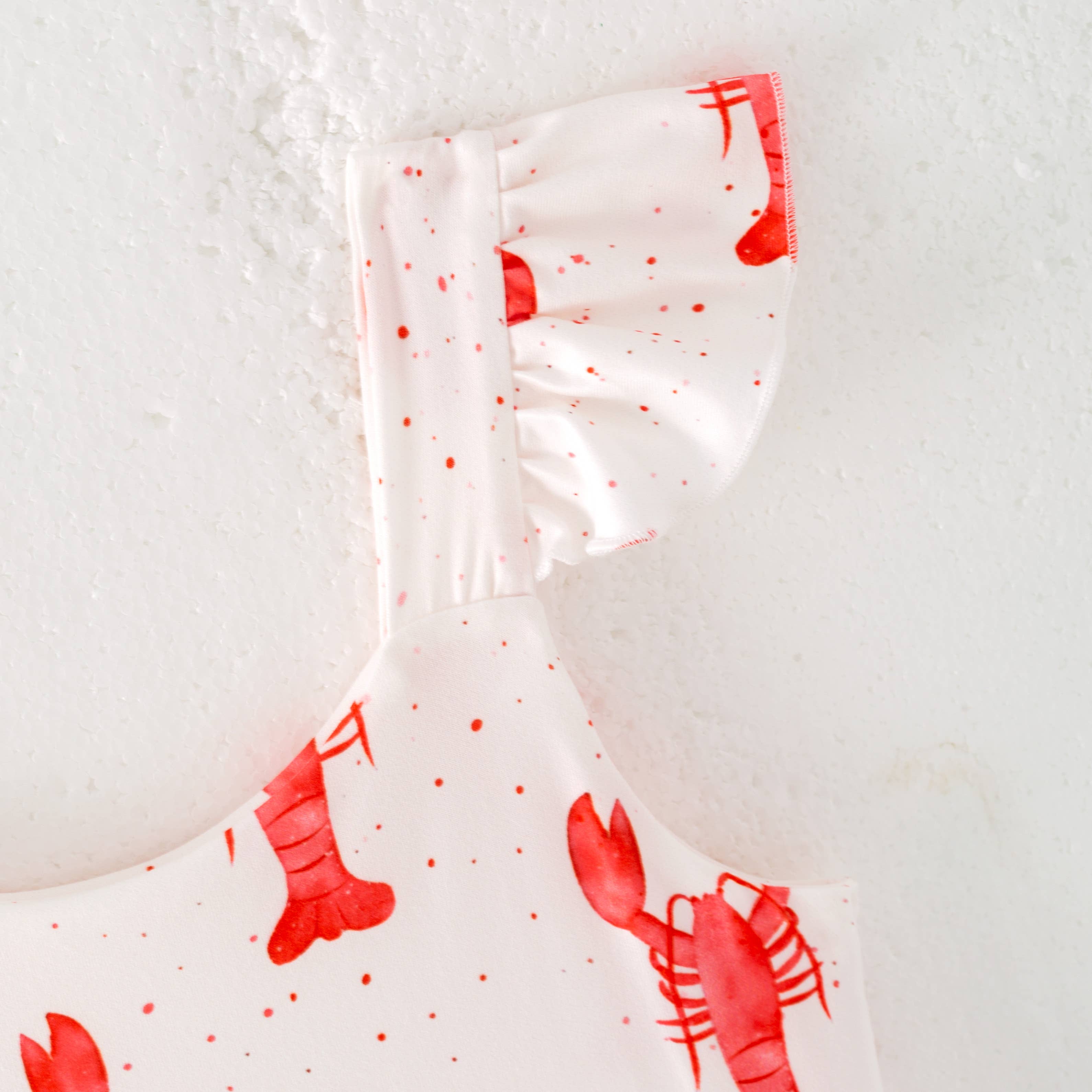 Auraquise - Vente Robe – enfant - Robe d'été pour filles avec patchwork et imprimé homards3