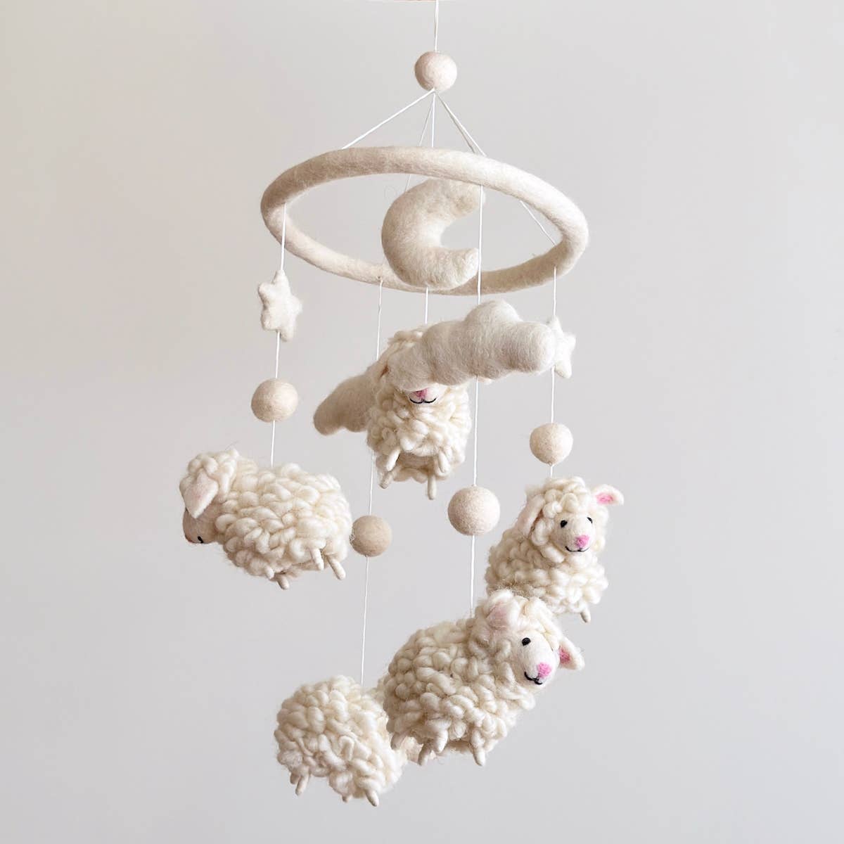 Ganapati - Wholesale Baby mobile - Felt Baby Mobile - Sheep4