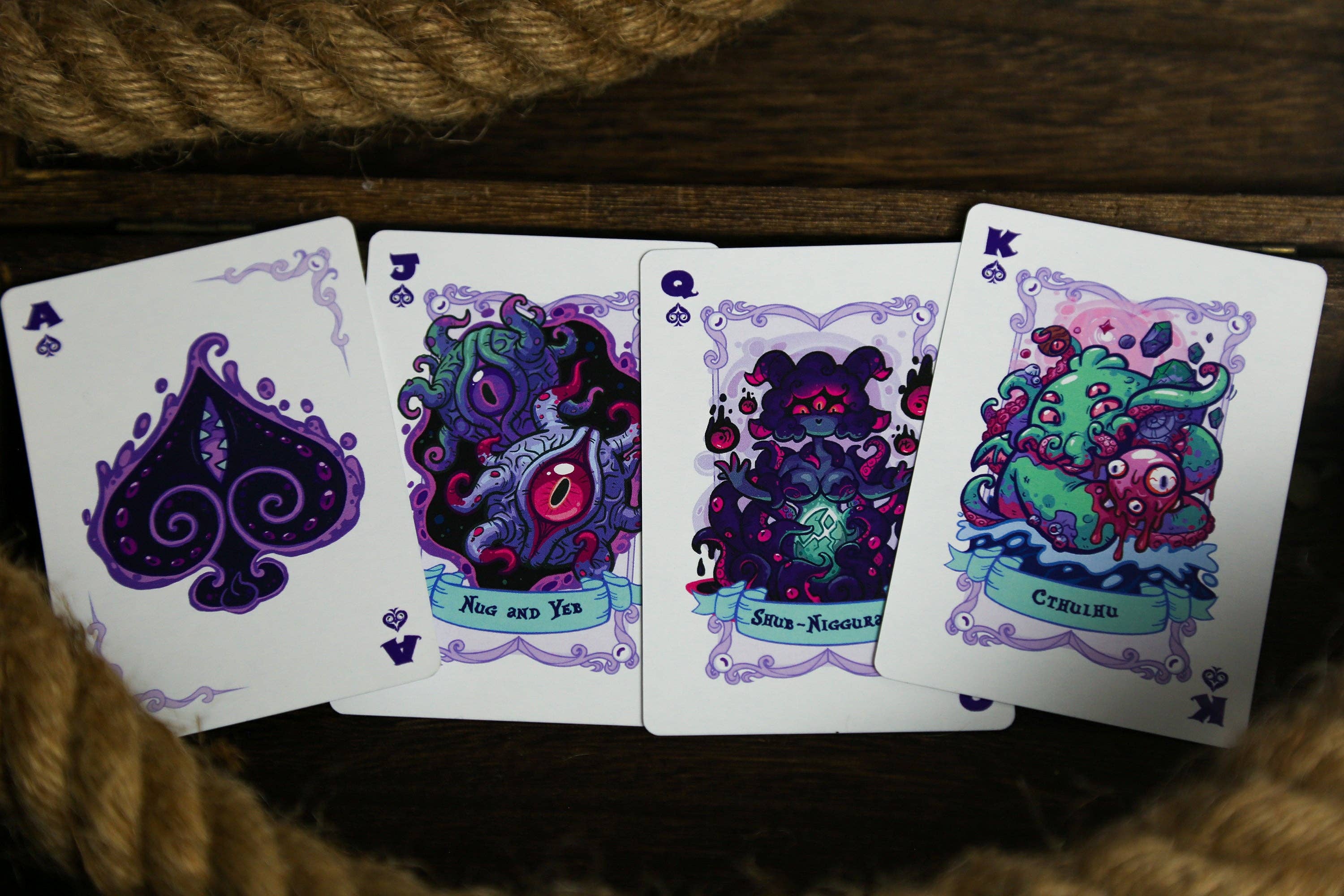 Vermilion Collection - Wholesale Playing Cards - Arkham Archives Cthulhu Mythos Playing Cards3