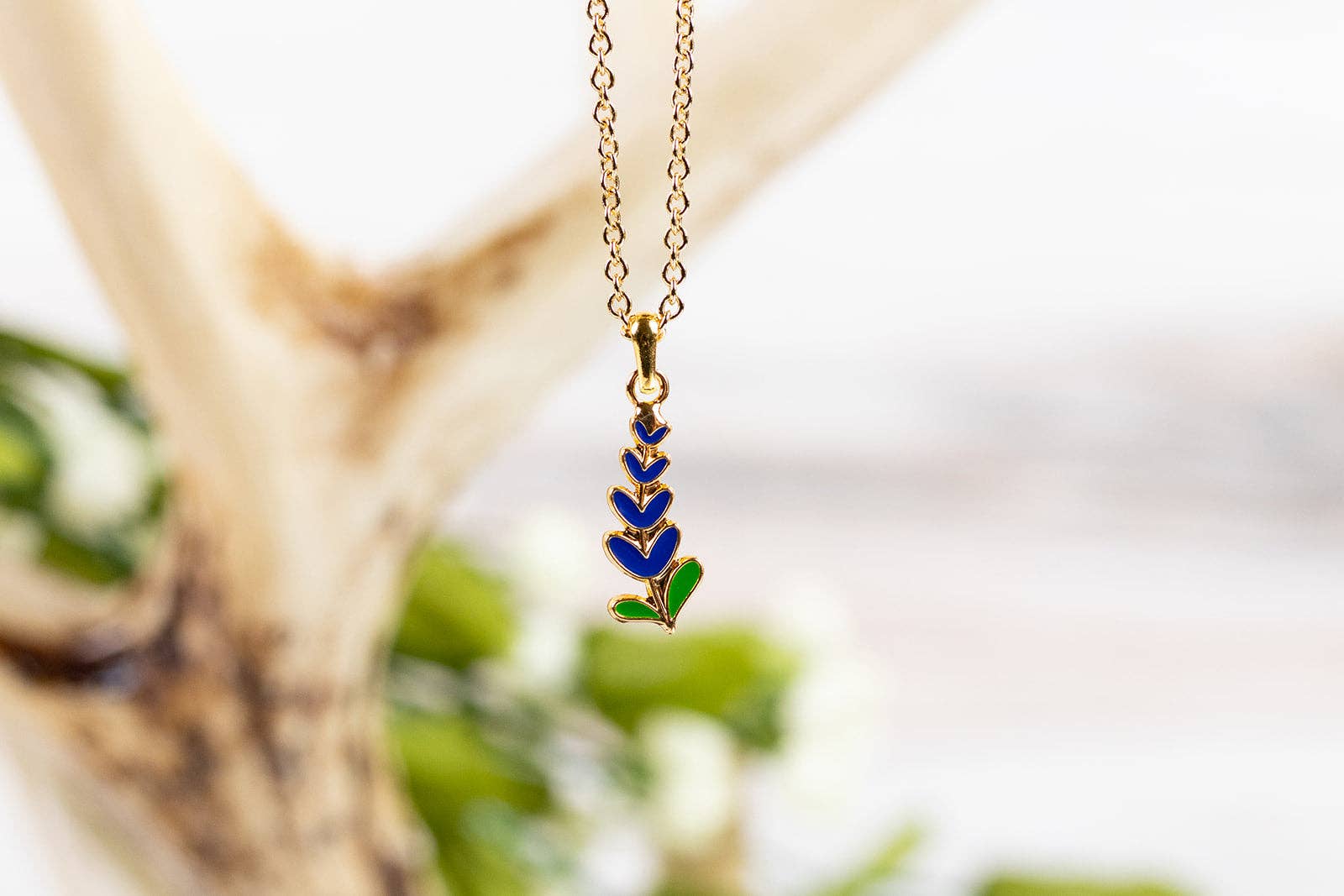 Miss Modi - Wholesale Jewelry Set - Bluebonnet Enamel Earrings/ Bracelet/ Necklace2