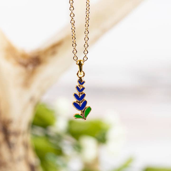 Miss Modi - Wholesale Jewelry Set - Bluebonnet Enamel Earrings/ Bracelet/ Necklace2