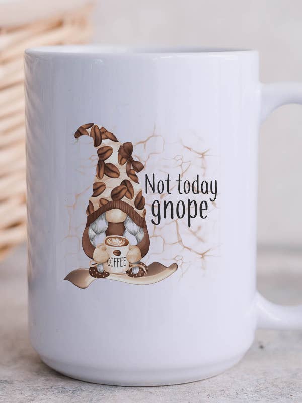 Tasse à café Not Today Gnope Gnome 14922 pour la vente par Cali Boutique Wholesale
