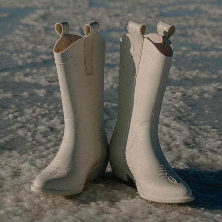 Dakota Ridge - Wholesale Cowboy Boots - Women's - Bone White ADULT All Weather Rubber Cowboy Boots1