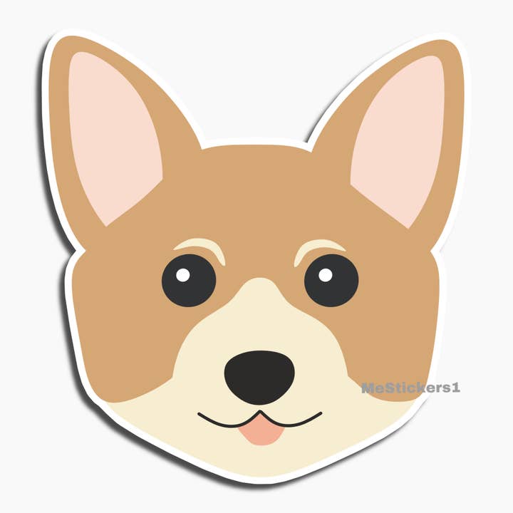 Corgi Dog Sticker - Waterproof - Gift for Pet Lovers for wholesale by Me Stickers