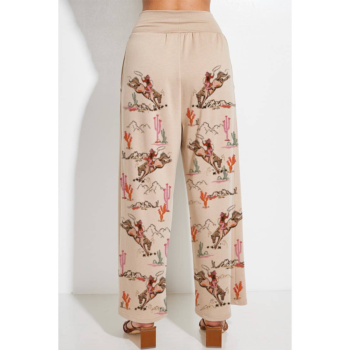 Phil Love – wholesale Mjukisset – Dam – Cowgirl kort linne och höga byxor set8