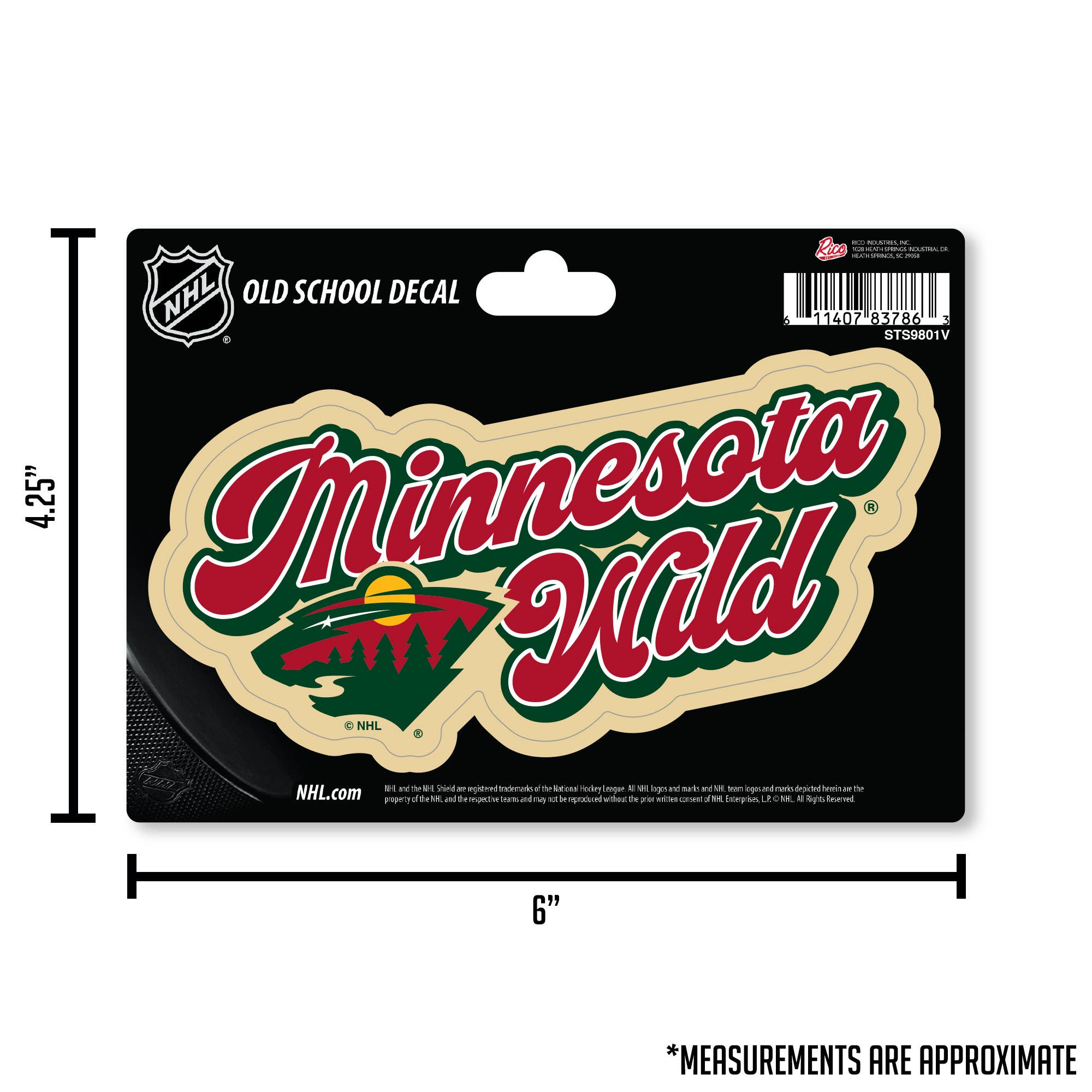 Rico Industries - Wholesale Car Decorative Charm - Unisex - NHL Hockey Vancouver Canucks Vintage Look 4" X 6" Decal5