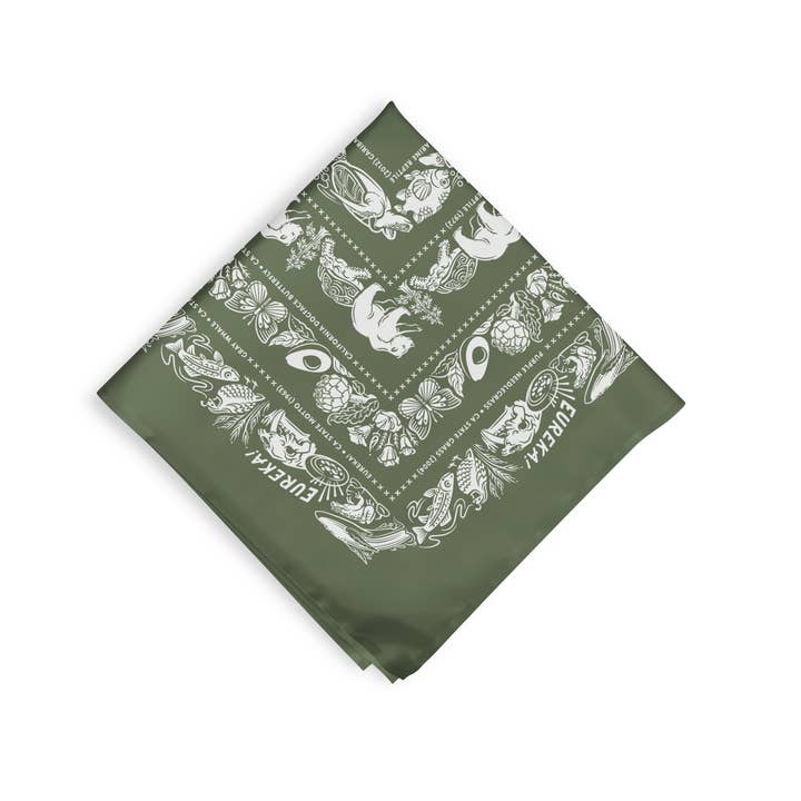 Poppy & Quail - Wholesale Bandana - Unisex - CA State Symbols Bandana2