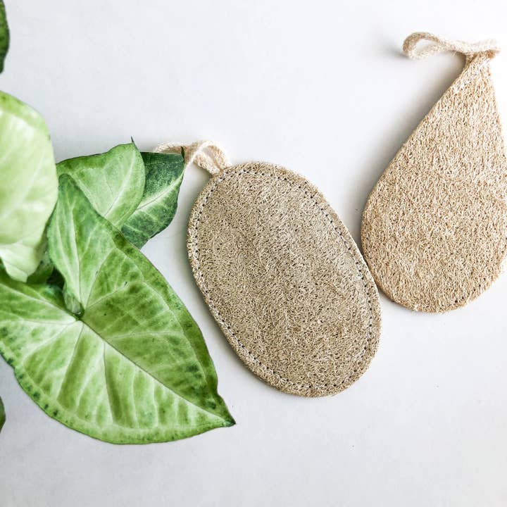 Smile Boutiques - Wholesale Loofah - Loofah Sponge - Natural Biodegradable Plastic free - 3 Pack