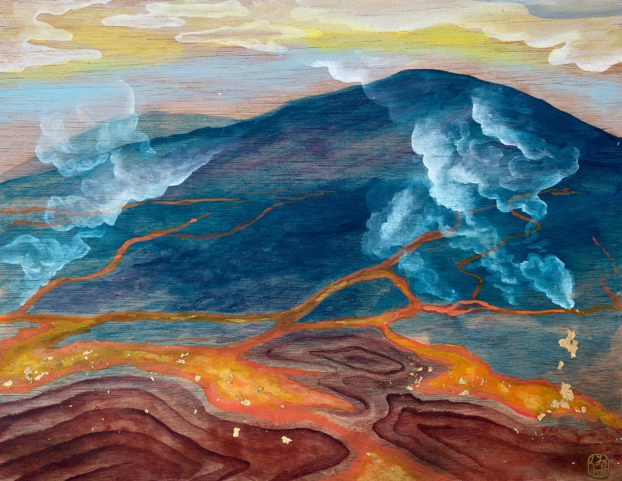 B. Miyo Art - Wholesale Everyday Greeting Card - Mauna Loa Greeting Card0