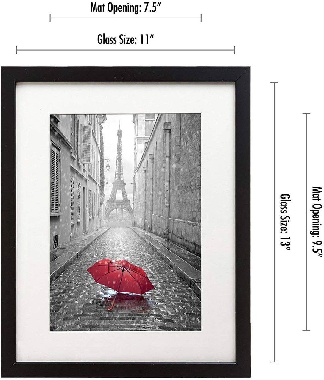 Americanflat - Wholesale Picture Frame - Americanflat Picture Frame with Mat Standard Molding159