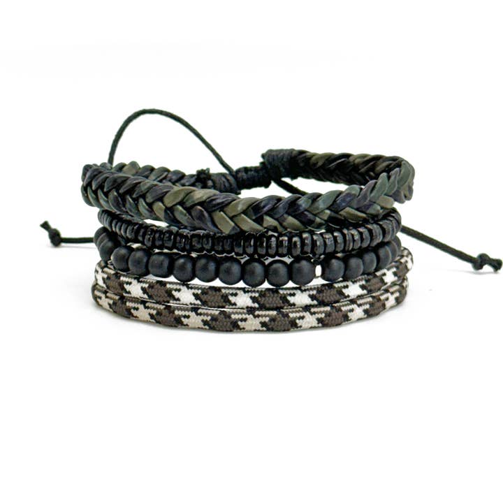 Aadi Urban Explorer Bracelet 4 Piece Set for wholesale by Anju Jewelry