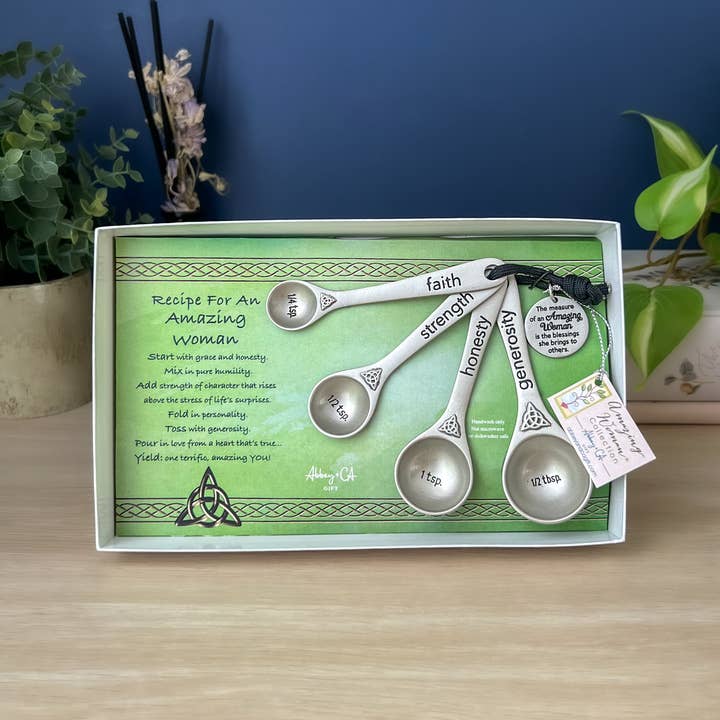 Abbey & CA Gift - Wholesale Measuring Spoon - Amazing Woman Measuring Spoons