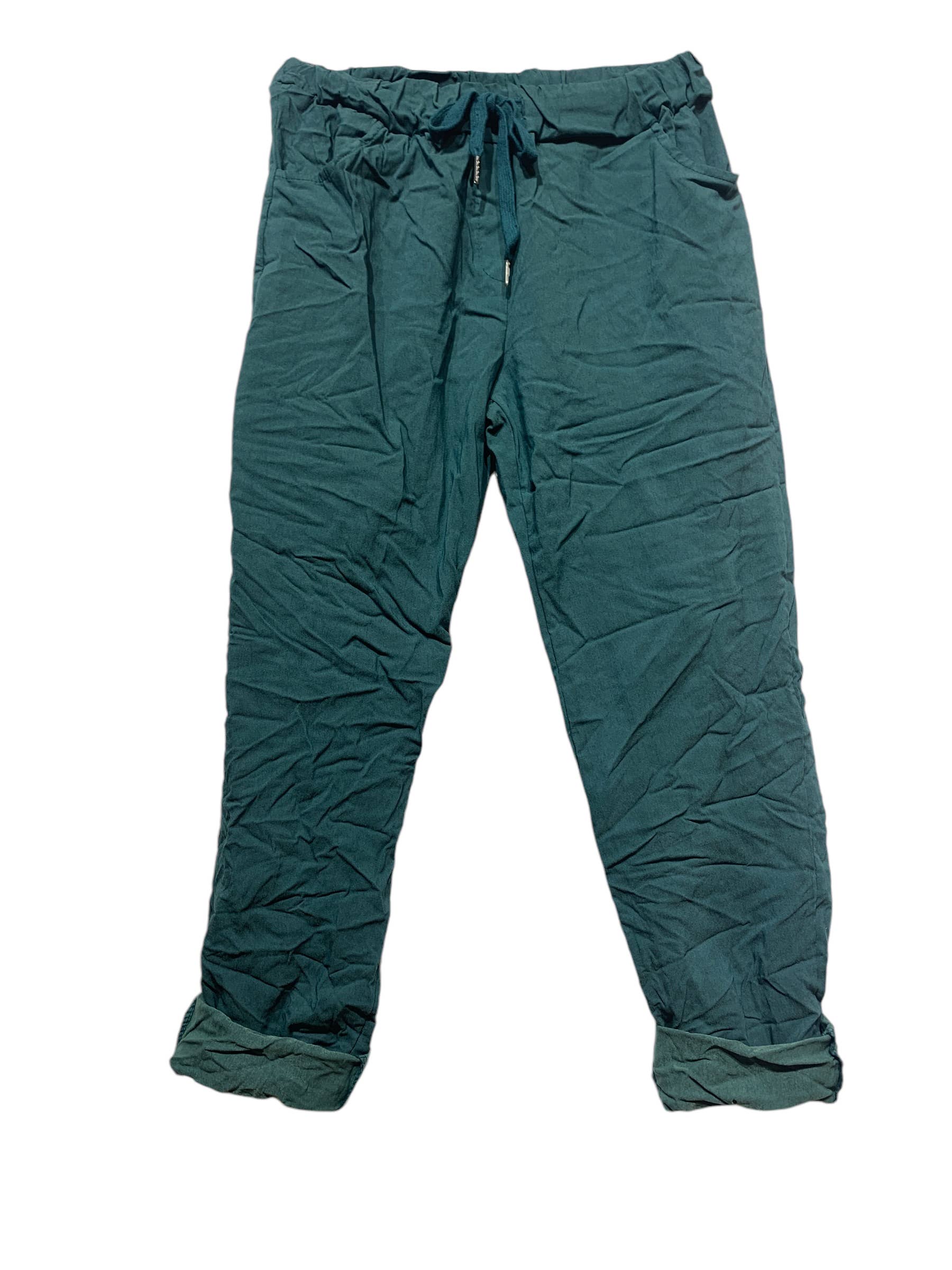 LINEN & COTTON HOUSE – wholesale Pants – Women's – 77312 WRINKLED PANTS WITH LARGE POCKETS45