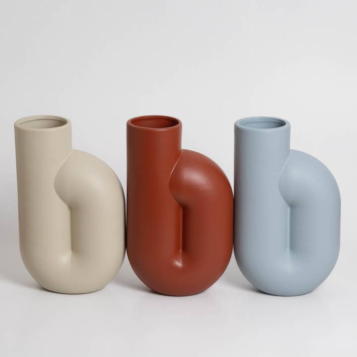 Off white Nono Vase - Off White - Heminredning för wholesale på Faire4