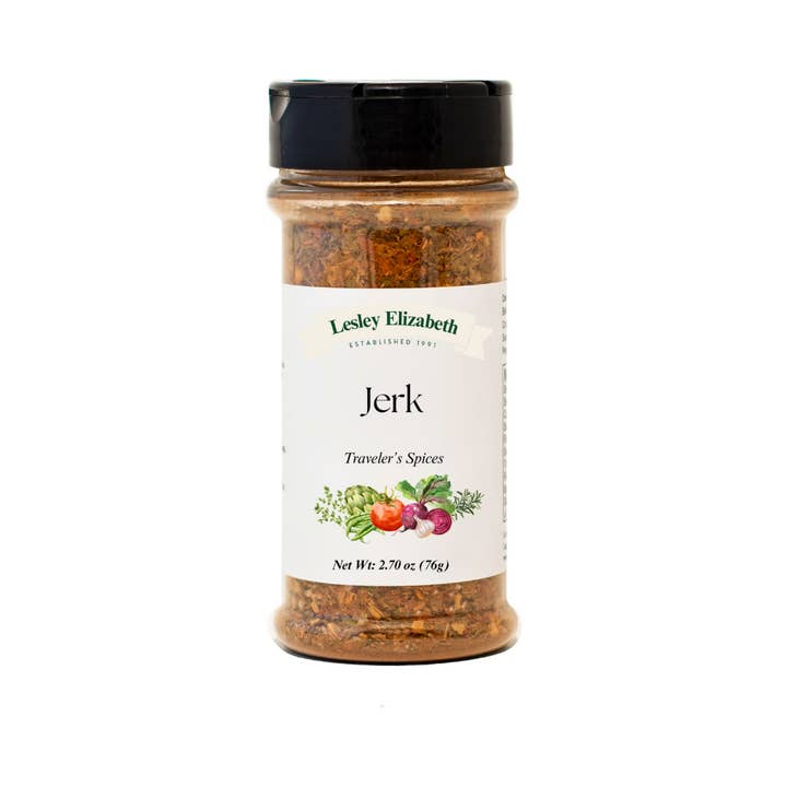 Lesley Elizabeth Jerk Traveler's Spices (250mL PET) for wholesale by Hongar Farms