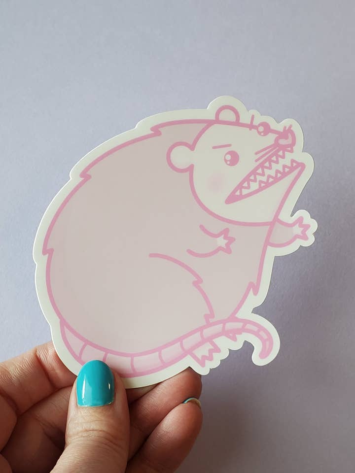 Autocolante Vinil | Autocolante Gritar Possum XL por atacado de StrangelyArranged