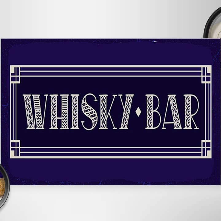 Femer - Wholesale Sign - Whisky Bar wooden sign 30x20cm1