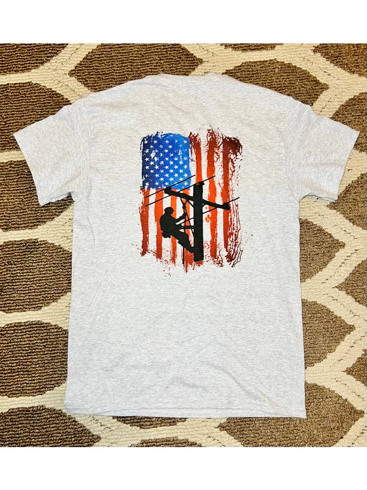 Tiffany’s Grace Boutique - Wholesale Screen Printed T-Shirt - Women's - Lineman shirt