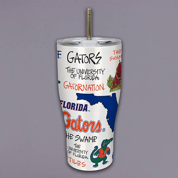 MAGNOLIA LANE - Wholesale Insulated Mug/Tumbler - FL Icon Metal Tumbler