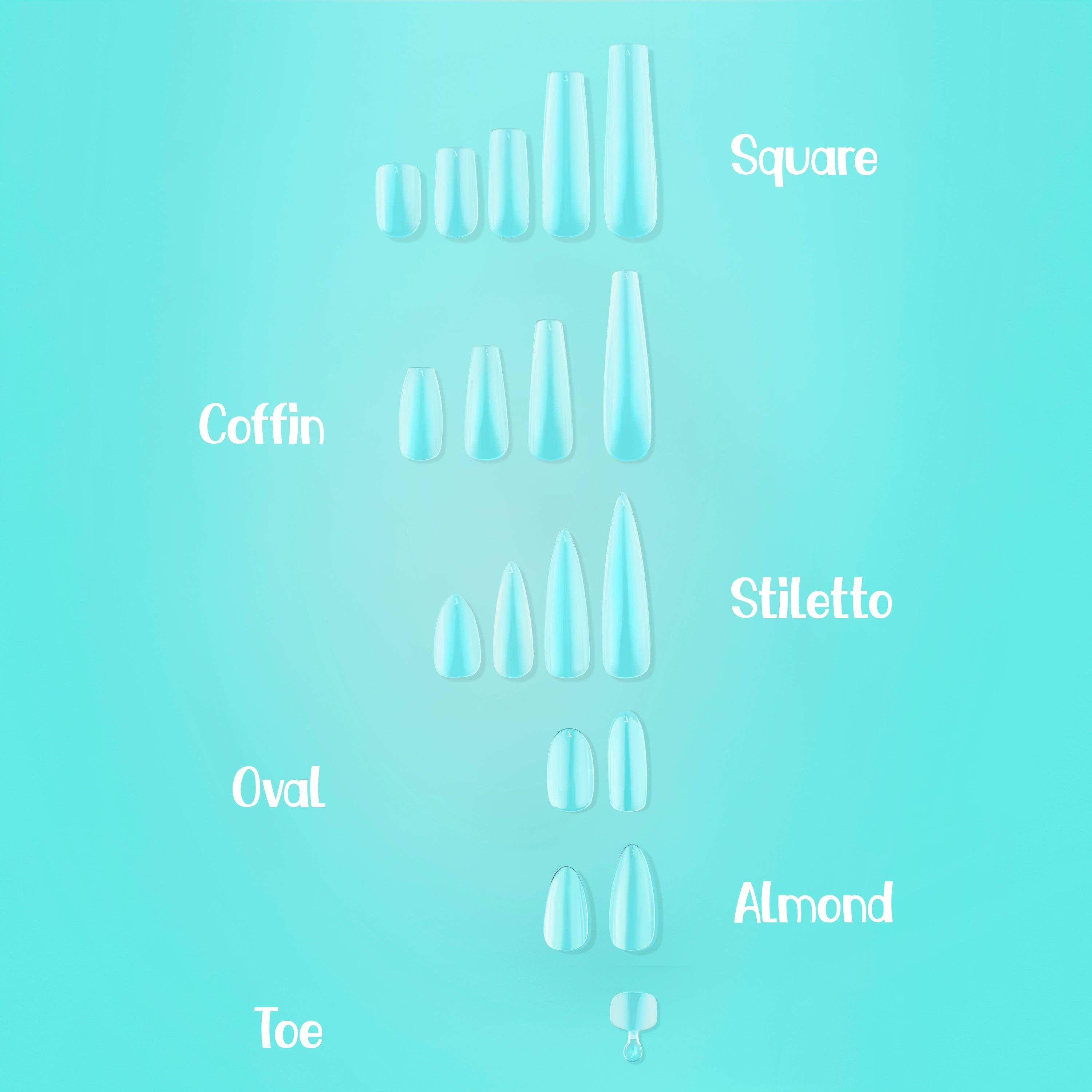 NABulous - Wholesale Nail Polish Set - WHOLESALE | Nail Salon Bulk Package | Short | Medium Gel Tip Collection | Bundle1