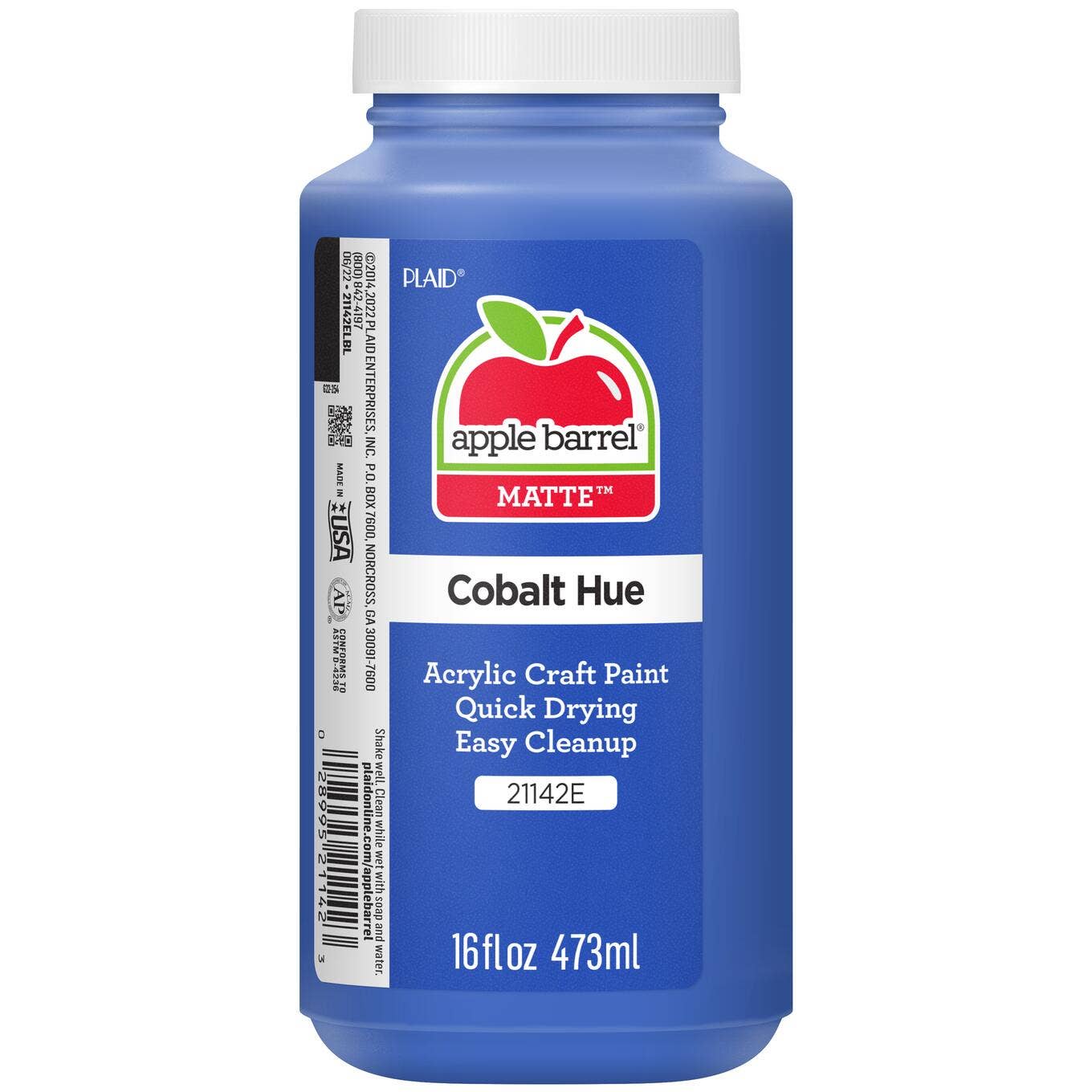 Plaid Crafts - Wholesale Acrylic Paint - Apple Barrel ®  Matte Acrylic Paint - 8 oz, 16 oz32