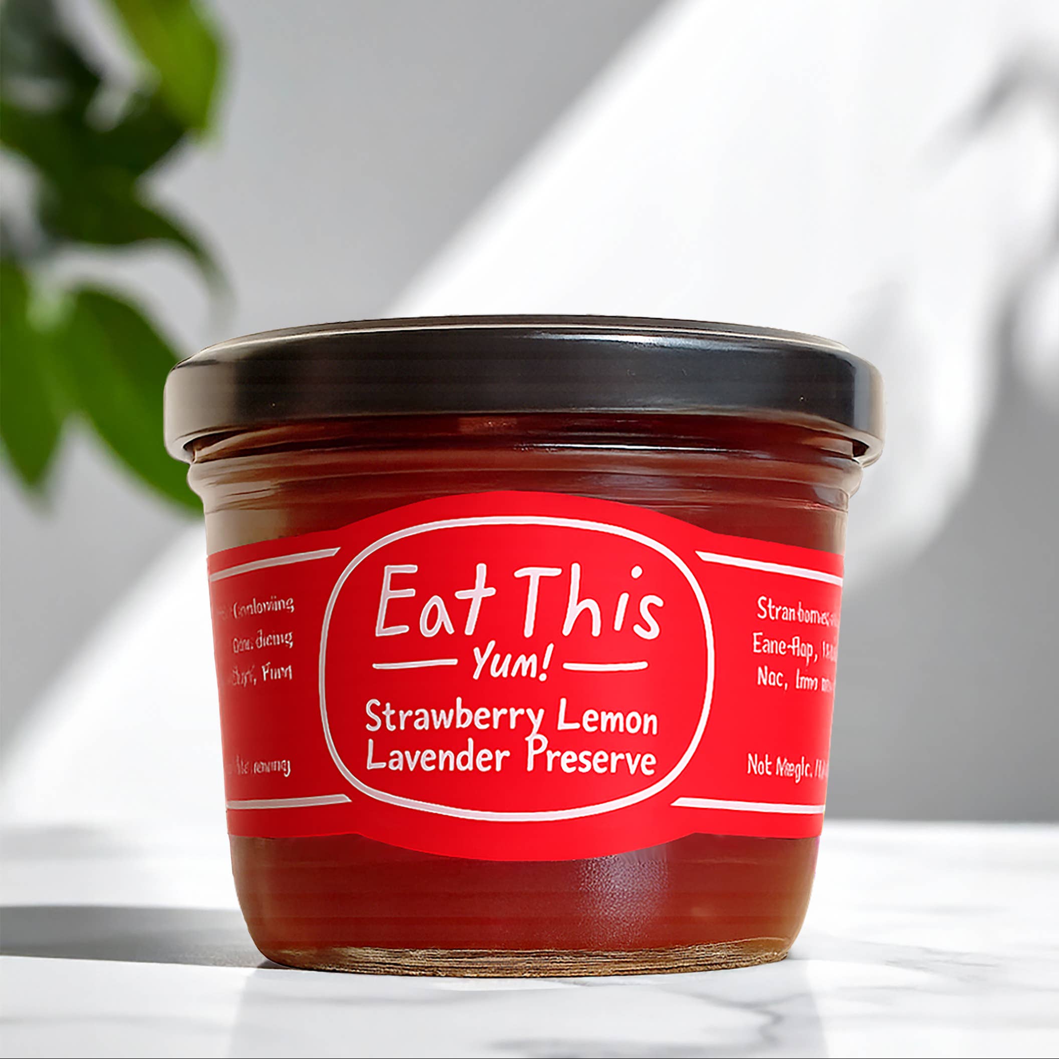 Eat This Yum - Wholesale Jam/Jelly -  Strawberry Lemon Lavender Preserve 2