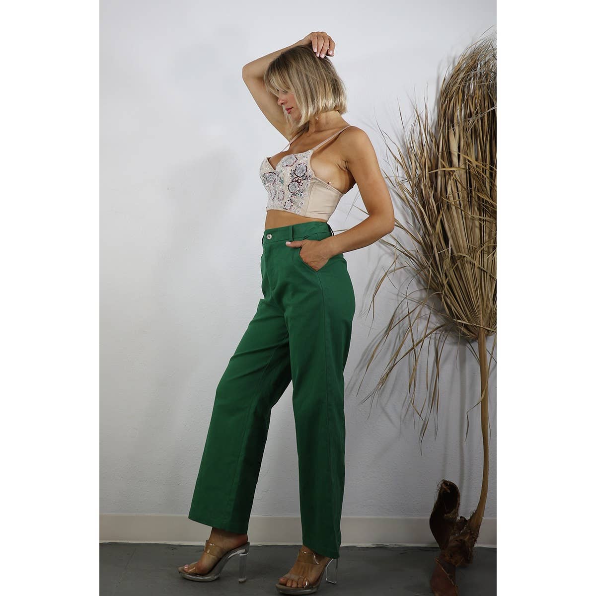 NUDE RHINESTONE BUSTIER for wholesale on Faire9