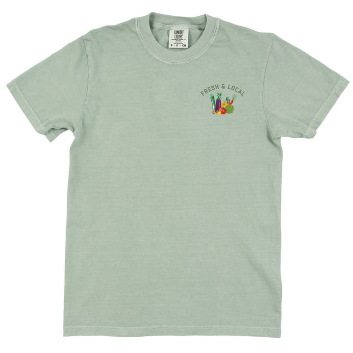Paper Farm Press - Wholesale T-Shirt (Graphic) - Women's - Farmers Market Tee - Bay5