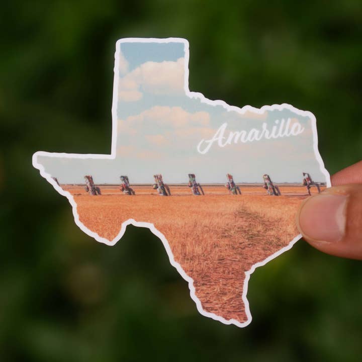 Amarillo, TX Sticker for wholesale by Little Comfy Goods