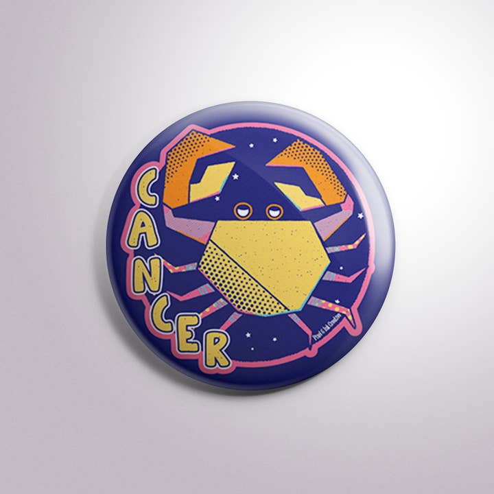 Pixel & Ink Creative - Wholesale Lapel Pin/Button - Zodiac 1.5" Buttons1