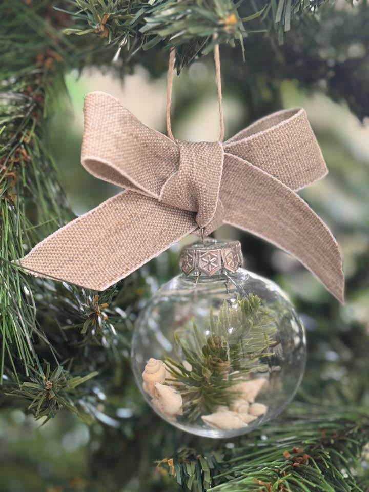 Chrissy shell baubles for wholesale by Made in Freshwater