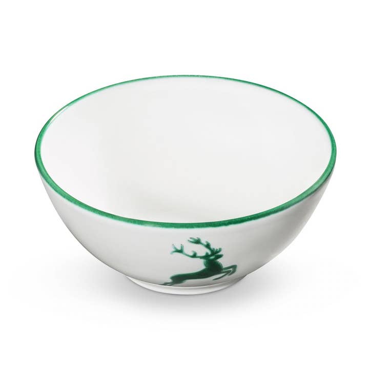 Cervo verde, ciotola (diametro 20 cm) per la vendita all'ingrosso da parte di Gmundner Keramik Handels GmbH