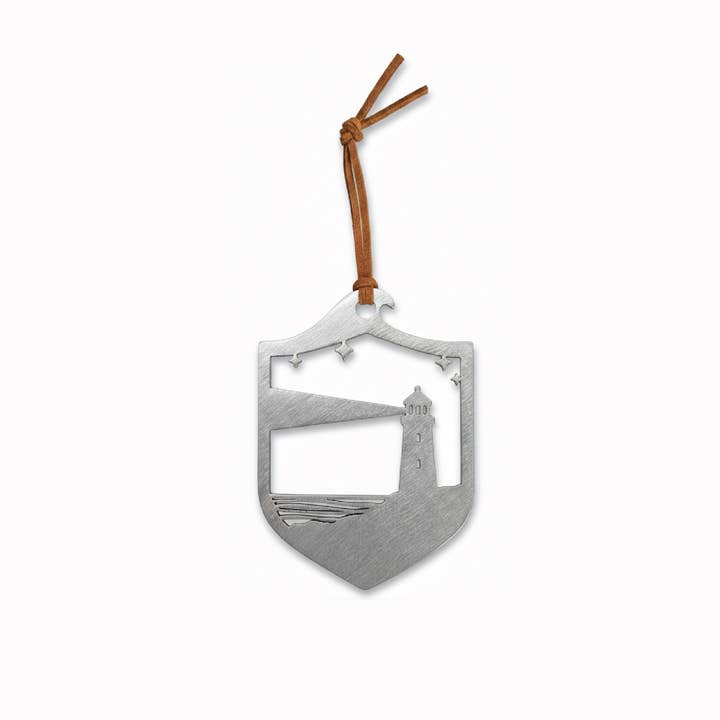 Adorno Recuerdo de Faro de Acero Hecho a Mano para venta al por mayor de Blue Moose Metals