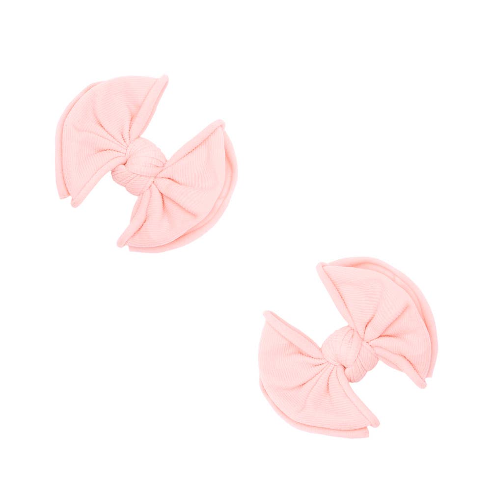Baby Bling Bows - Venta al por mayor Lazo para el pelo - Niños - Pack de 2 pinzas Baby Bling® Baby FAB® para el pelo con forma de lazo de nailon suave3