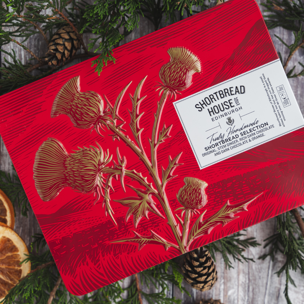Shortbread House of Edinburgh - Wholesale Cookie - Shortbread House Finger Selection Red Tin 500g MP81