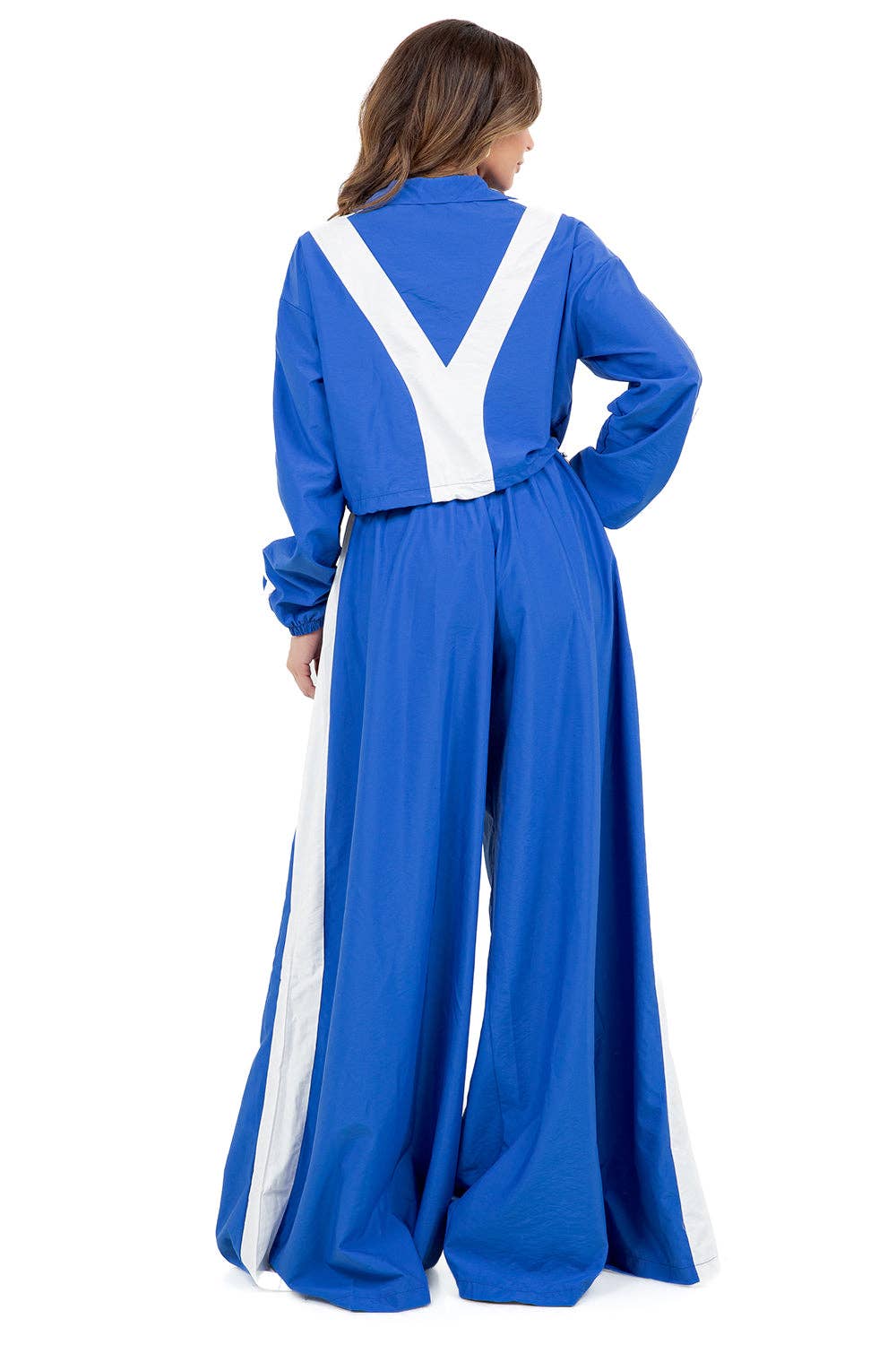 Blue WOMEN FASHION TWO PIECE OUTFITS PANT SET for wholesale on Faire4