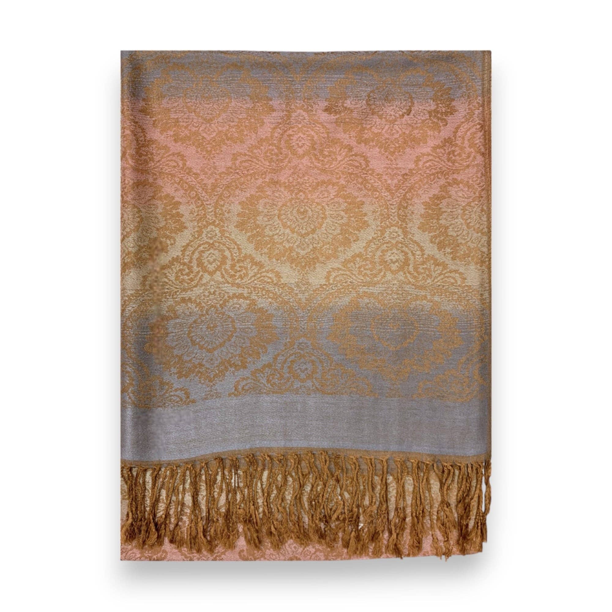 Lili Scarves (US Duty Free) - Vendita all'ingrosso Sciarpa - Donna - Sciarpa Pashmina Stampata Ombre17