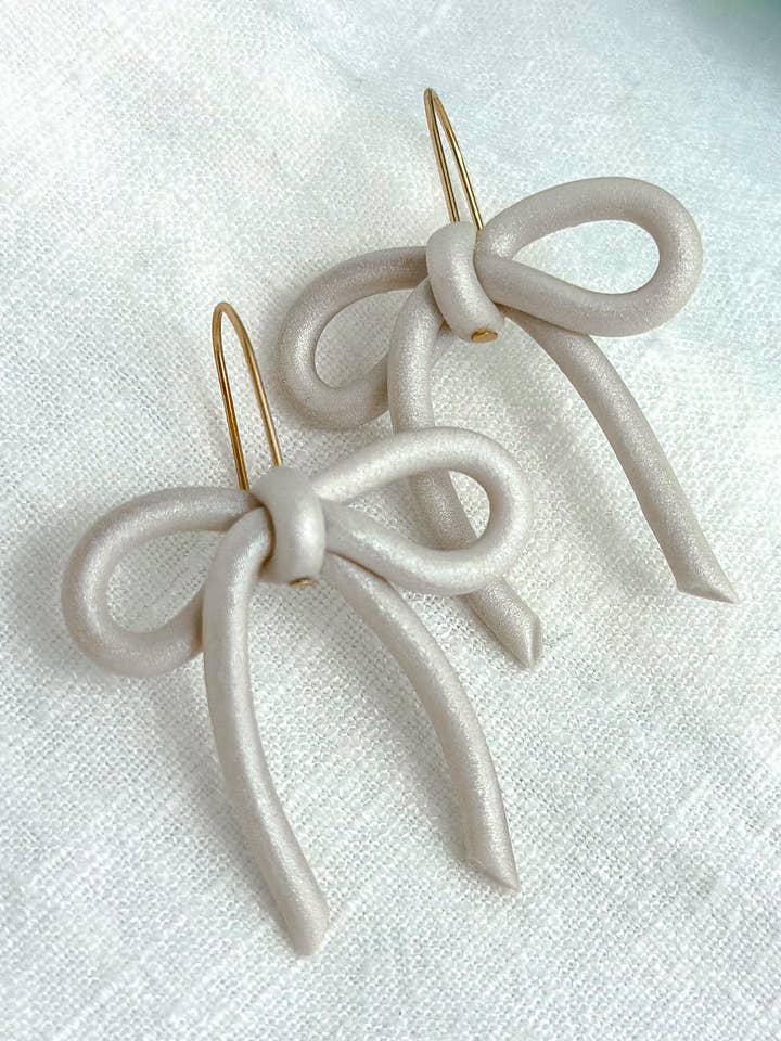 Droopy Bow Earrings for wholesale by AnnaBanana