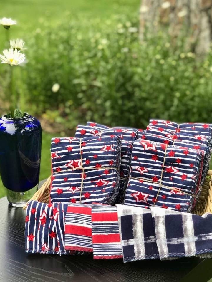 ECO Washable Papertowels USA for wholesale by Jax Upcycled