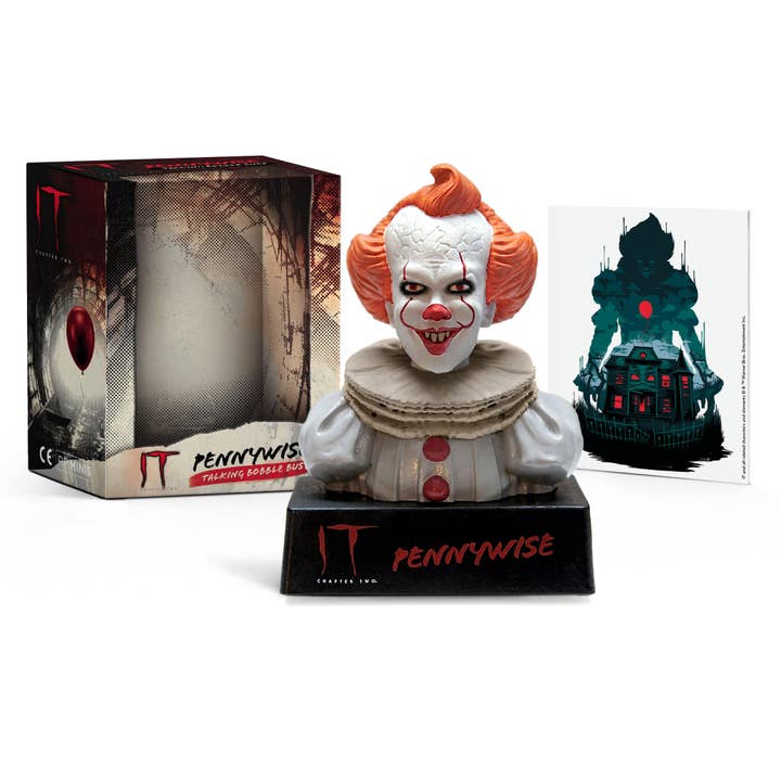 It: Pennywise Talking Bobble Bust for wholesale by Hachette Book Group
