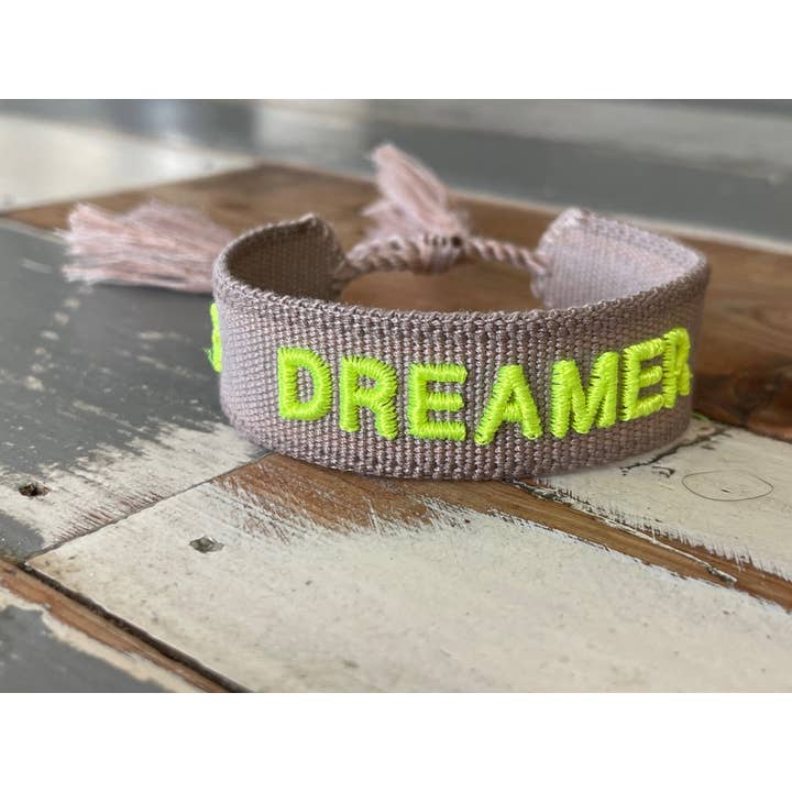 Parsley & Pepper - Wholesale Woven/Braided Bracelet - DREAMER statement bracelet woven, embroidered