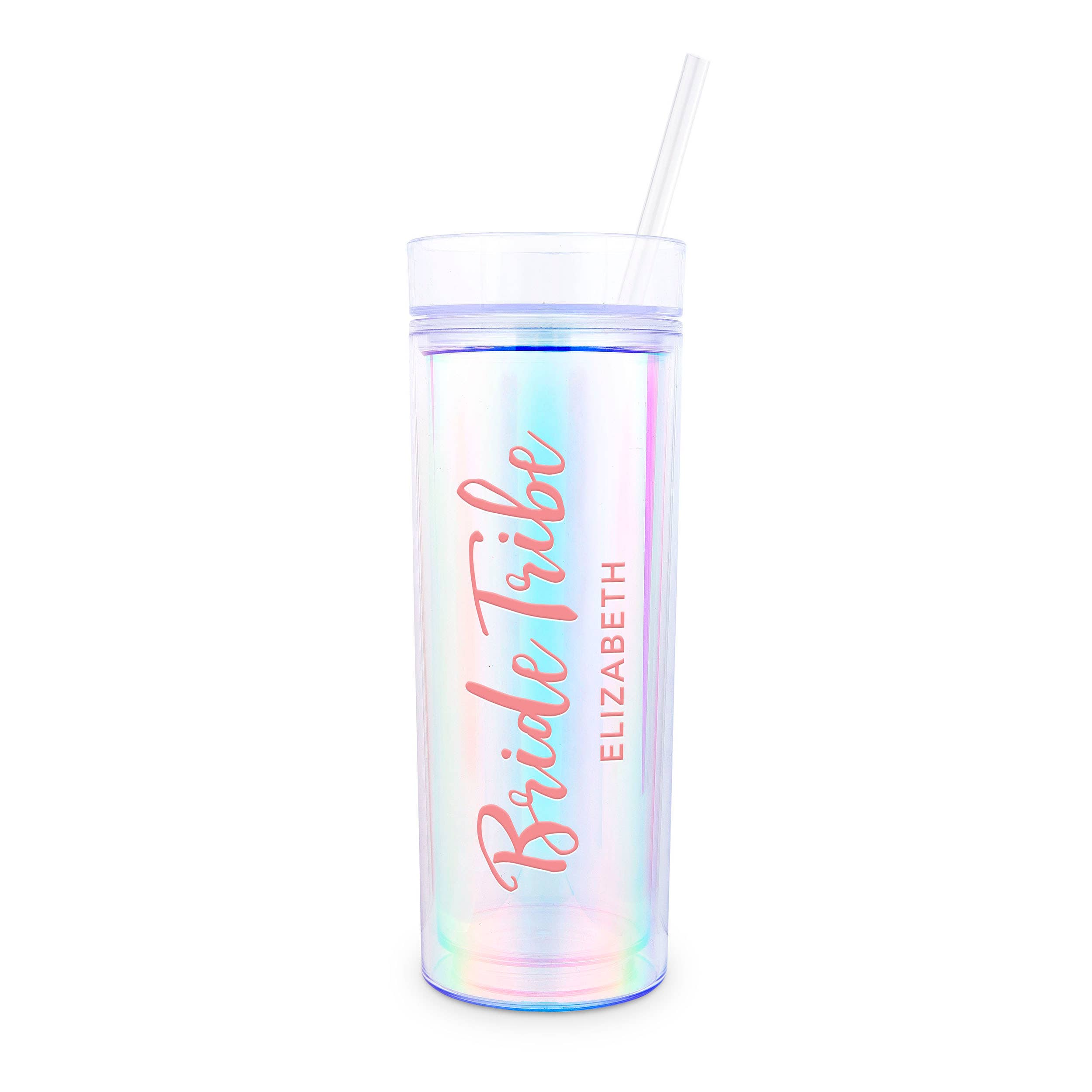 Weddingstar Inc. – wholesale Insulated mug/tumbler – 17 oz. Insulated Plastic Drink Tumbler - Bride Tribe3