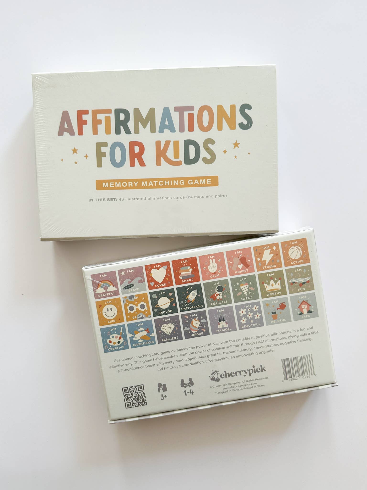 Cherrypick - Wholesale Brain Game - Kids - Affirmations for Kids Memory Matching Game8