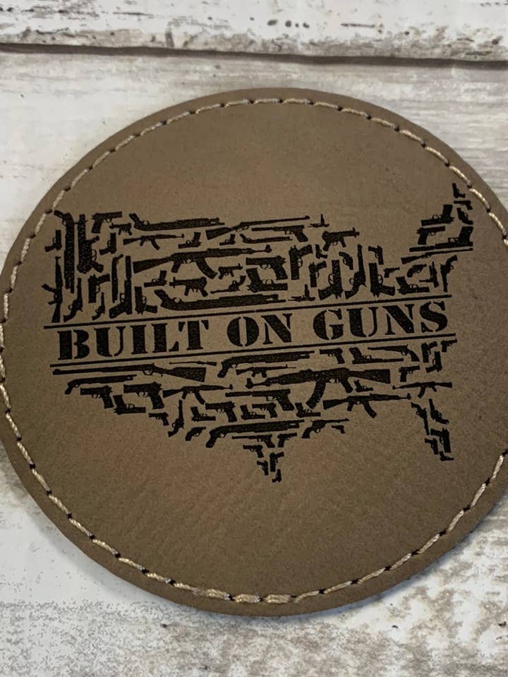 Built on Guns United State Patch patch for wholesale by A Little Something