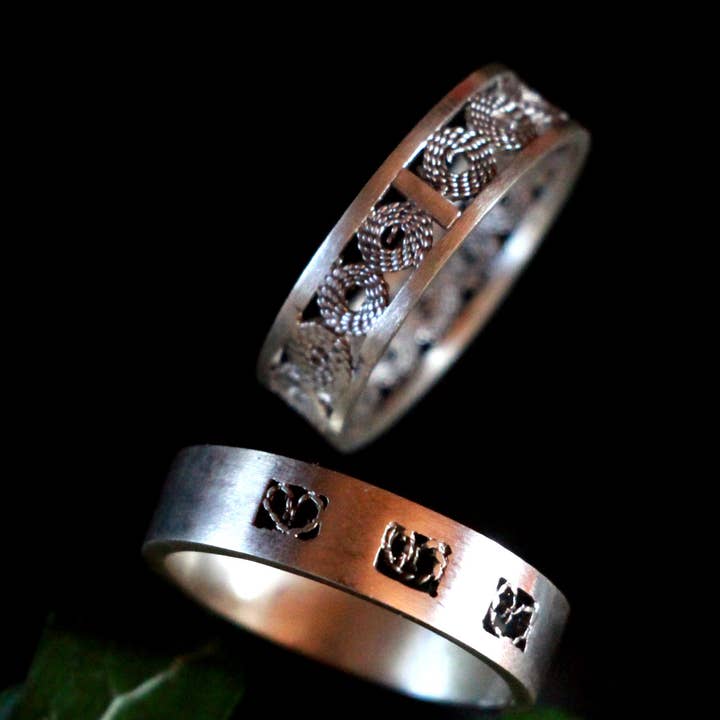 Vielsesringe „One + One = Tre“ for engroshandel hos Etcaetera Création