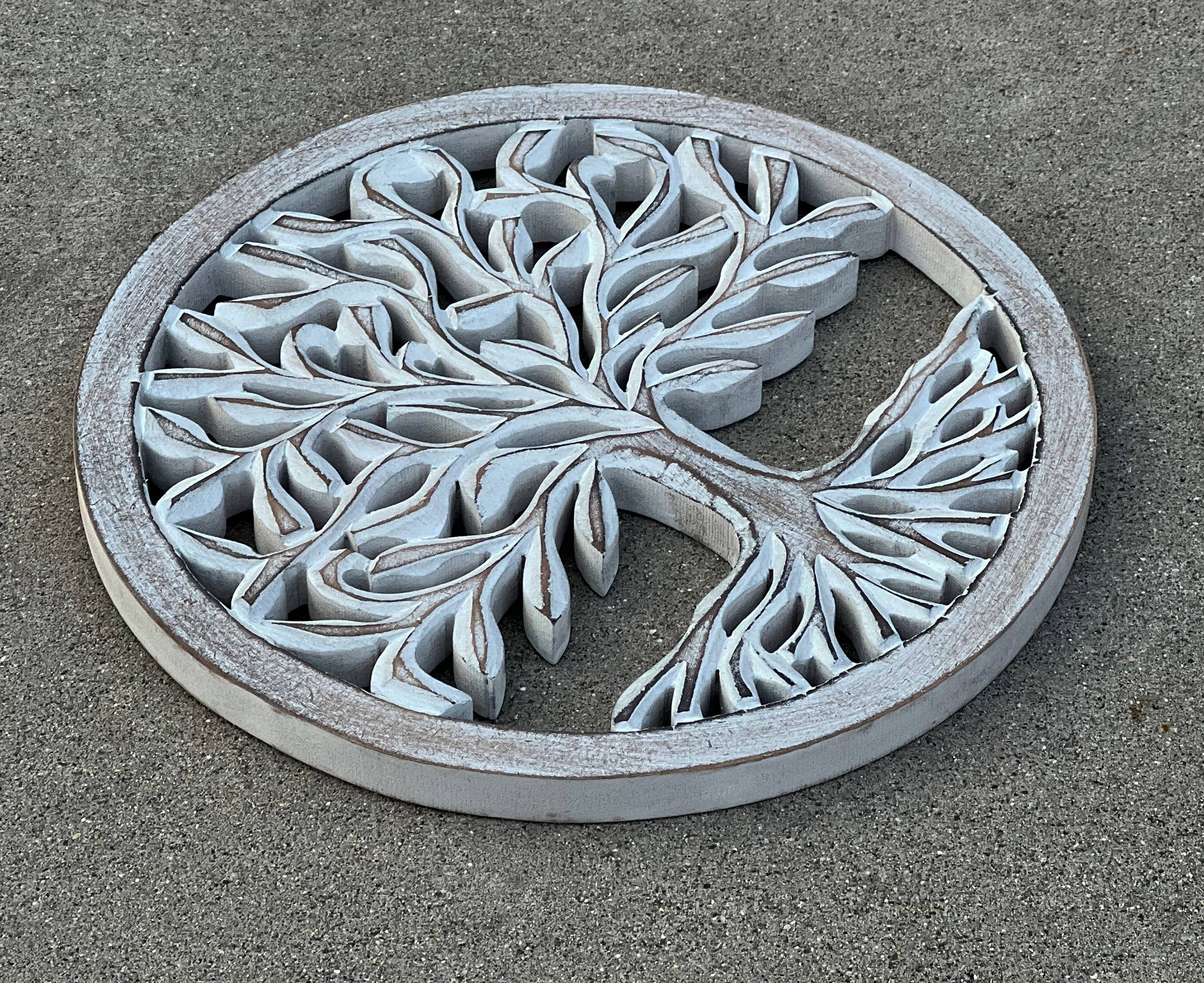 Lungta Imports - Wholesale Wall Accent - Handcrafted Wooden Tree of Life Wall Decor Hanging Art19