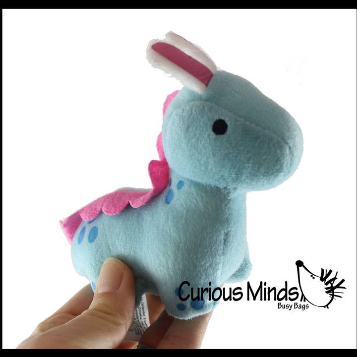 Curious Minds Toys - Wholesale Stuffed/plush toy – Kids & baby - 1 Easter Plush - Stuffed Dinosaur with Bunny Ears - Mini Stu1